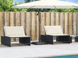 Parasol Base with Handles for 38 / 48 mm Poles 27 kg Square 4007987