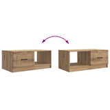 Coffee Table Artisan Oak 90 x 50 x 37 cm Engineered Wood 895884