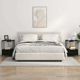 Bedside Cabinet 2 pcs Black Oak 42 x 41 x 56 cm Engineered Wood 859431
