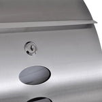 Double Mailbox on Stand Stainless Steel 271747