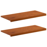 Window Sills 2 pcs Brown 90 x 40 x 2 cm Solid Oak Wood 42050002