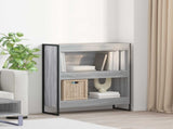 Book Cabinet Grey Sonoma 80 x 30 x 86.5 cm Engineered Wood 886411