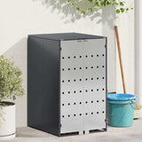 Wheelie Bin Storage with Gas Lift-up Lid for 240L Bin Steel 42018685