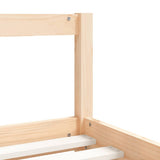 Kids Bed Frame 80x160 cm Solid Wood Pine 834429
