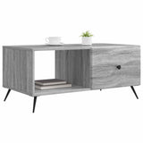 Coffee Table Grey Sonoma 90 x 50 x 40 cm Engineered Wood 895651