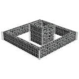 Gabion Planter Galvanised Steel 120x120x20 141625