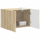 TV Wall Cabinet Sonoma Oak 59.5 x 31 x 40 cm Engineered Wood 892333