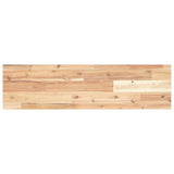 Floating Shelves 2 pcs 100x20x2 cm Untreated Solid Wood Acacia 3279348