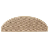 Stair Mats Self-adhesive Sisal-Look 30 pcs 65x21x4 cm Sand 3365879