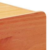 Bedside Table Wax Brown 39 x 34 x 33 cm Solid pinewood 873509
