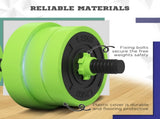 40kg Four-In-One Adjustable Weight Dumbbells Set, Barbell, Kettlebell, Push Up Stand - Green T3398P349235