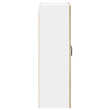 Wall Glass Cabinet PORTO Sonoma Oak 60 x 31 x 100 cm 885527