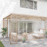 Clear Tarpaulin with Eyelets 6x10 m PVC 4018619