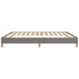 Bed Frame without Mattress Dark Grey 180x200cm Super King Fabric 349837