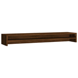 Monitor Stand Brown Oak 100x24x13 cm Engineered Wood 815293