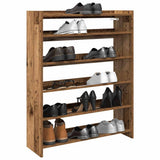 Shoe Rack Old Wood 80x25x100 cm Engineered Wood 859903
