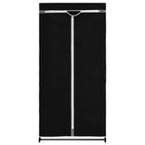 Wardrobes 2 pcs Black 75x50x160 cm 282441
