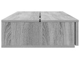 Studio Desk Grey Sonoma 152 x 40 x 19.5 cm Engineered Wood 8006673