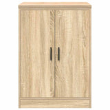 Garage Storage Cabinet Sonoma Oak 60x51x85 cm Solid Wood Pine 860573