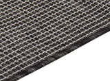 Outdoor Flatweave Rug 140x200 cm Grey 340775