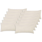 Cushion Cover 12 pcs HEERLEN Cream 40 x 80 cm Boucl 909942