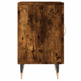 TV Cabinet Smoked Oak 150x30x50 cm Engineered Wood 829081