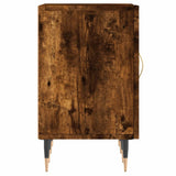 TV Cabinet Smoked Oak 150x30x50 cm Engineered Wood 829081