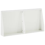 Retaining Wall 2 pcs 40 x 12 x 40 cm Steel White 8015249