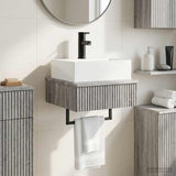 Wall-Mounted Wash Basin Grey Sonoma 40 x 41 x 39 cm 890204