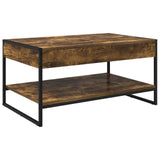 Coffee Table Smoke Oak 80 x 50 x 40 cm Engineered Wood 886440