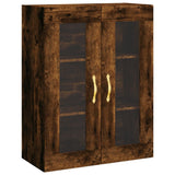 Wall Mounted Cabinets 2 pcs Smoked Oak Engineered Wood 3197926