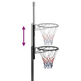 Basketball Stand Transparent 235-305 cm Polycarbonate 93654