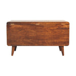 Curved Chestnut Blanket Box IN3593