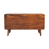 Curved Chestnut Blanket Box IN3593