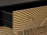 Drawer Cabinet with Drawer Brass 75 x 30 x 65 cm 42020075