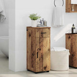 Bathroom Cabinet with Drawer with Door Old Wood 30 x 35 x 80 cm 883332