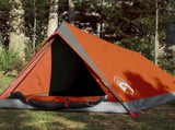 Camping Tent 2-Person Grey and Orange Waterproof 94364