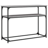 Console Table Grey Sonoma 100x35.5x75 cm Engineered Wood 834068