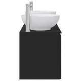 Bathroom Cabinet Set 3 pcs Black 49.5 x 44.5 x 65 cm 3405698