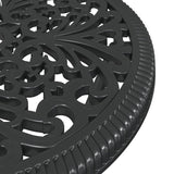 Garden Bistro Set 3 pcs Black Aluminium 42002391