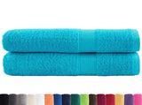 Premium Bath Towels "SOLUND" 2 pcs Turquoise 100x150 cm 600 gsm 137455