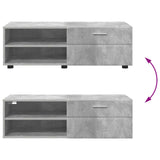 Wooden Cabinet with Drawer High Gloss White 100.5 x 39 x 30 cm 880245