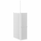 Shower Bath Screen Wall L Shape 70 x 120 x 137 cm 4 Panels Foldable 140787