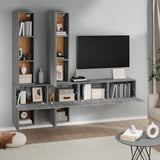 ZNTS Wall-mounted TV Cabinet Grey Sonoma Engineered Wood 3114572