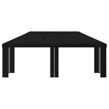 Gazebo Cover 6 x 3 m Black Polyester 190 gsm 900432