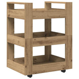 Kitchen Trolley Artisan Oak 60 x 45 x 80 cm Engineered Wood 862118
