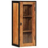 Bathroom Wall Cabinet 40x30x90 cm Solid Wood Acacia and Iron 372745