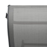 Sun Lounger Aluminium and Textilene 47843