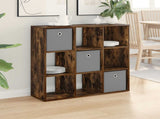 Sideboard with Drawer Smoked Oak 88.5 x 29 x 84.5 cm 8000488