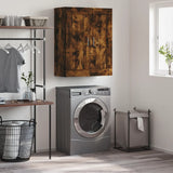 Wall Mounted Cabinet Smoked Oak 69.5x34x90 cm Engineered Wood 830393
